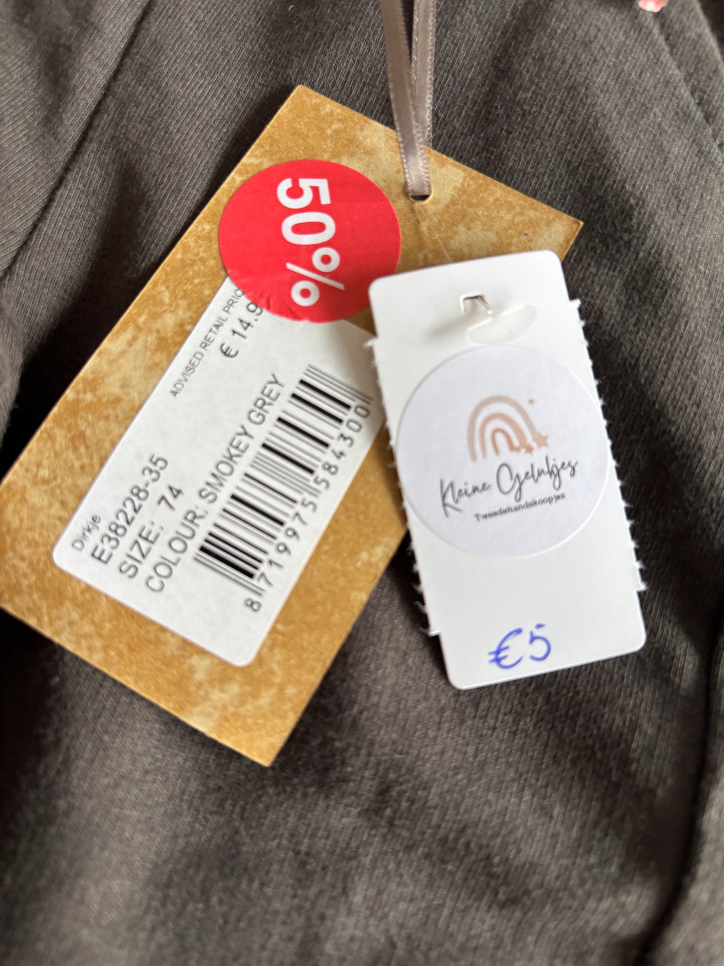 Grijsbruine joggingbroek