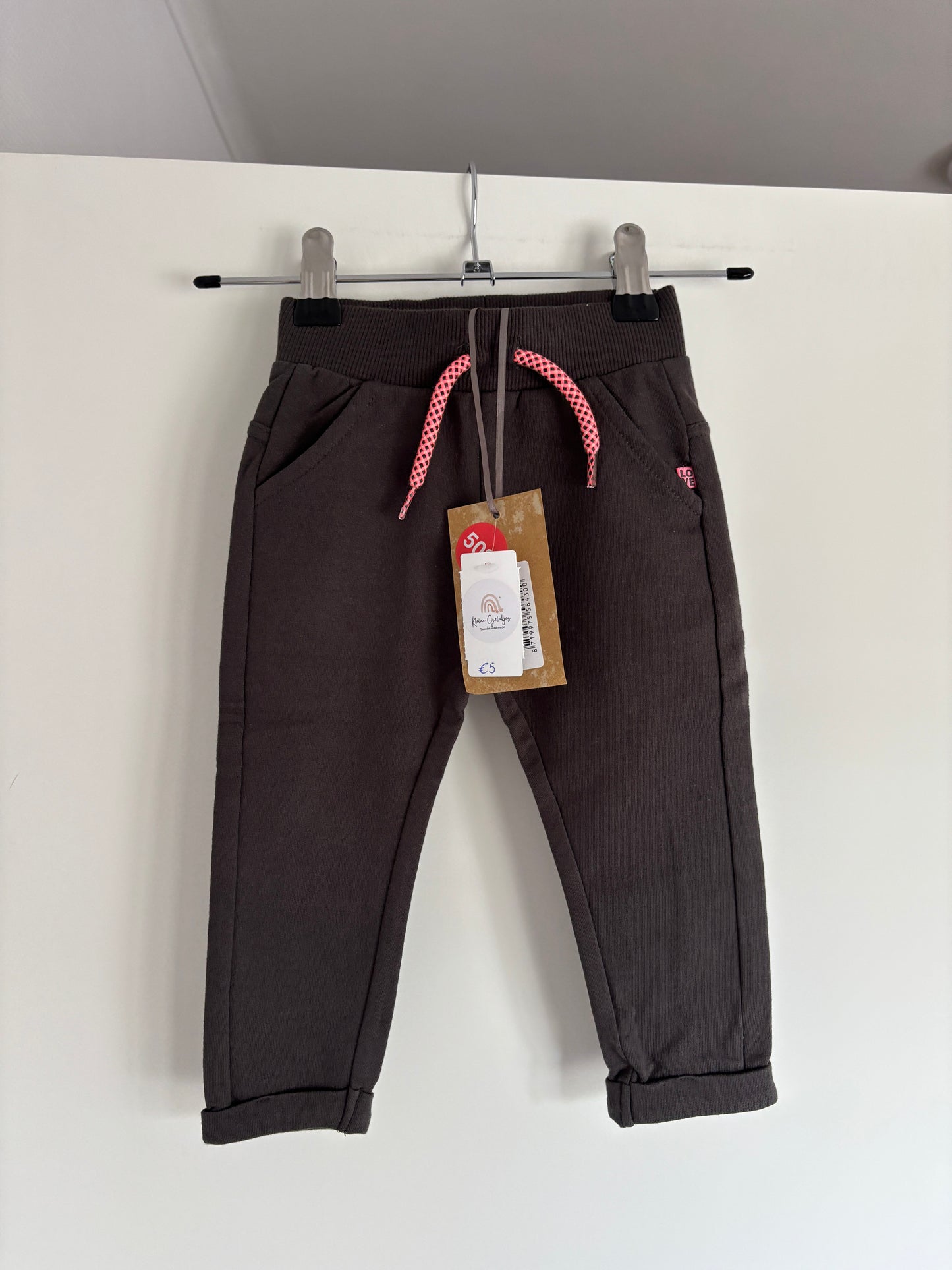 Grijsbruine joggingbroek