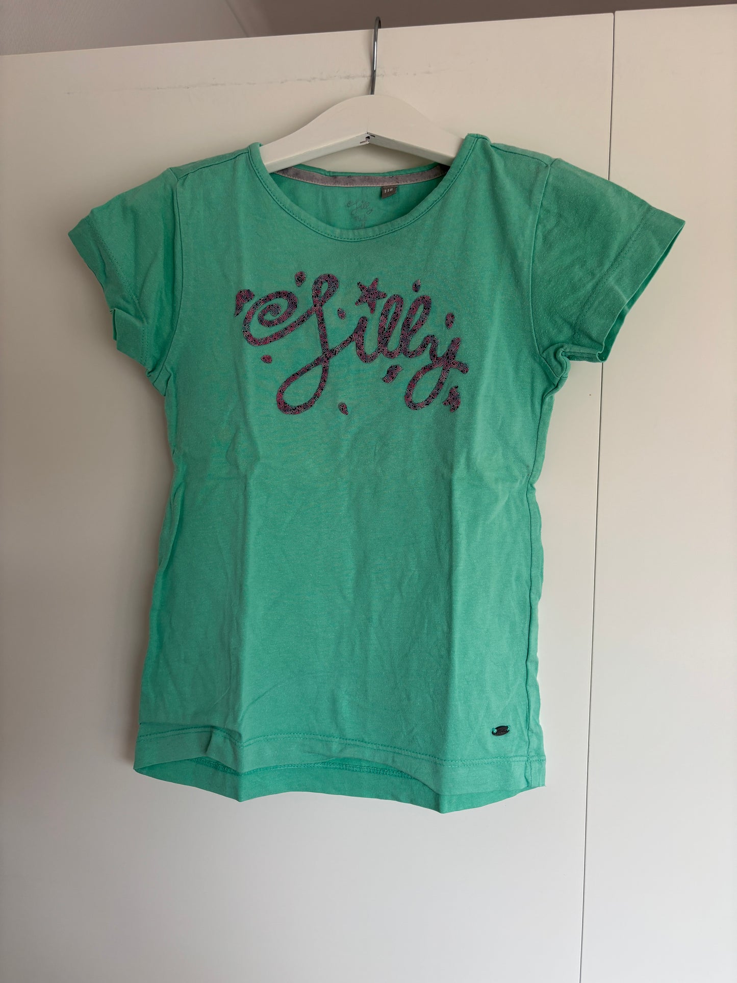 Muntgroene T-shirt