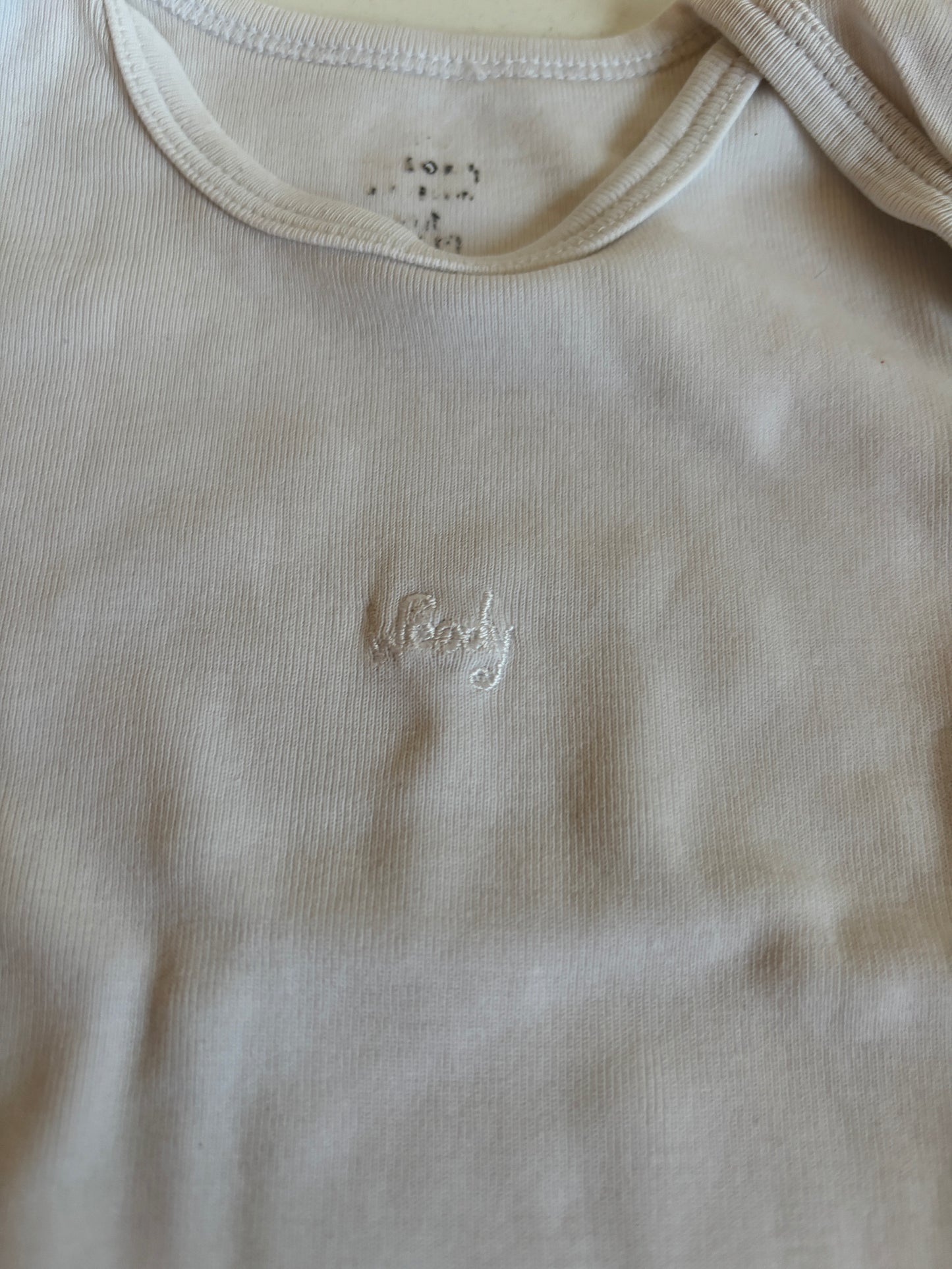 Witte romper met korte mouwen