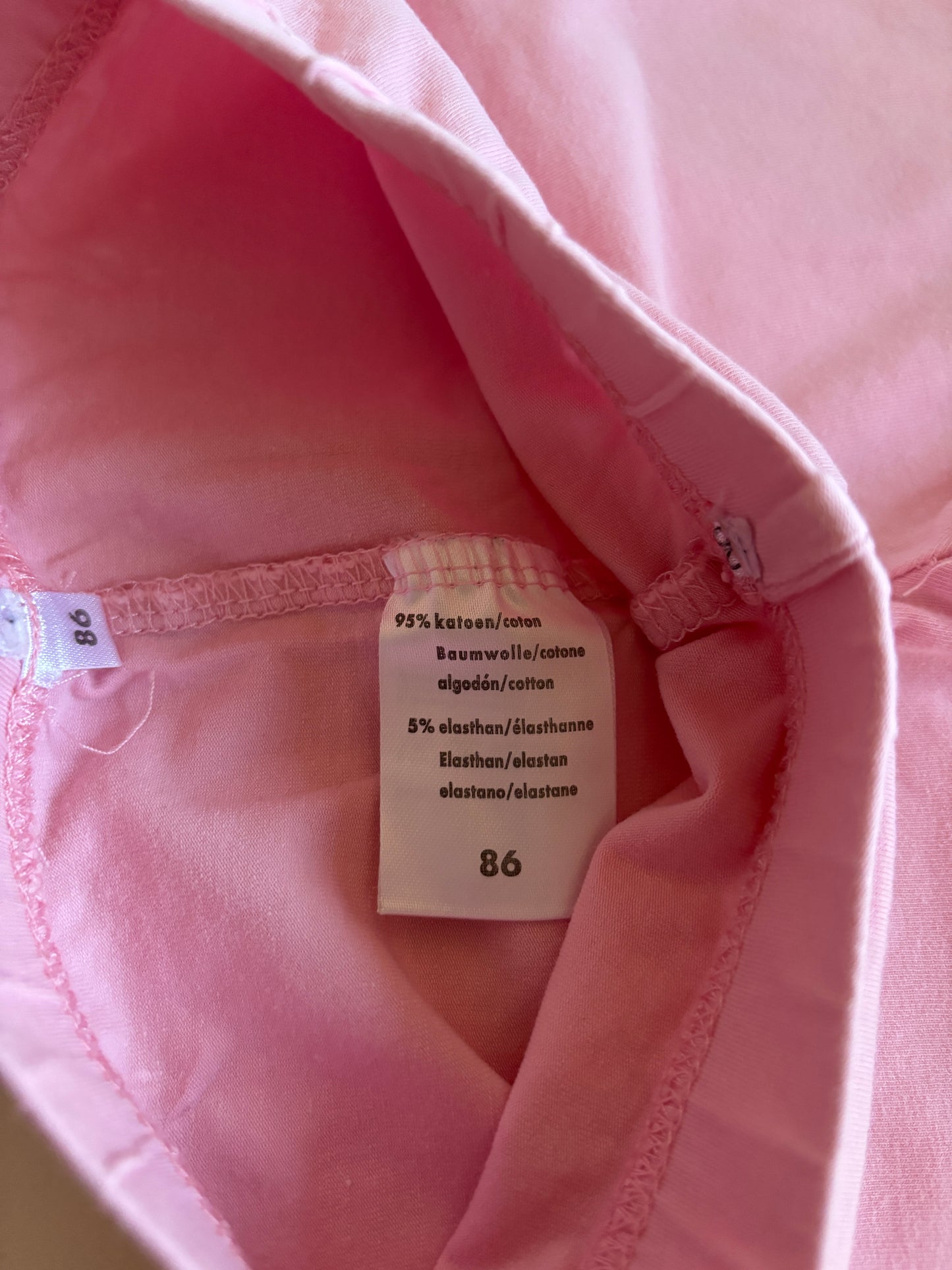Lichtroze shortje