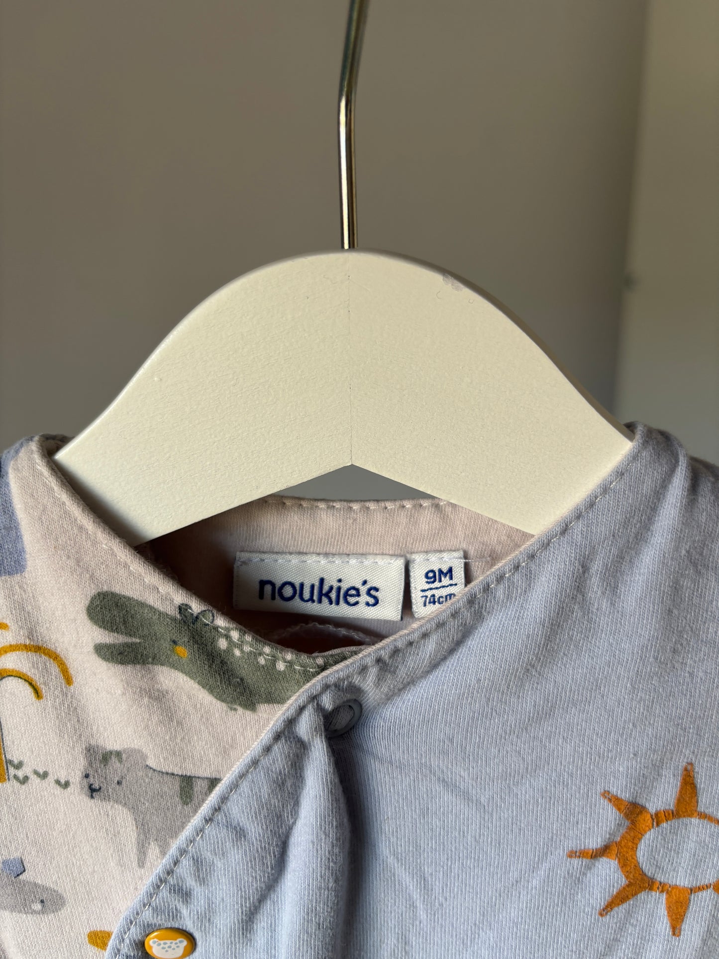 Eendelige pyjama met diertjes