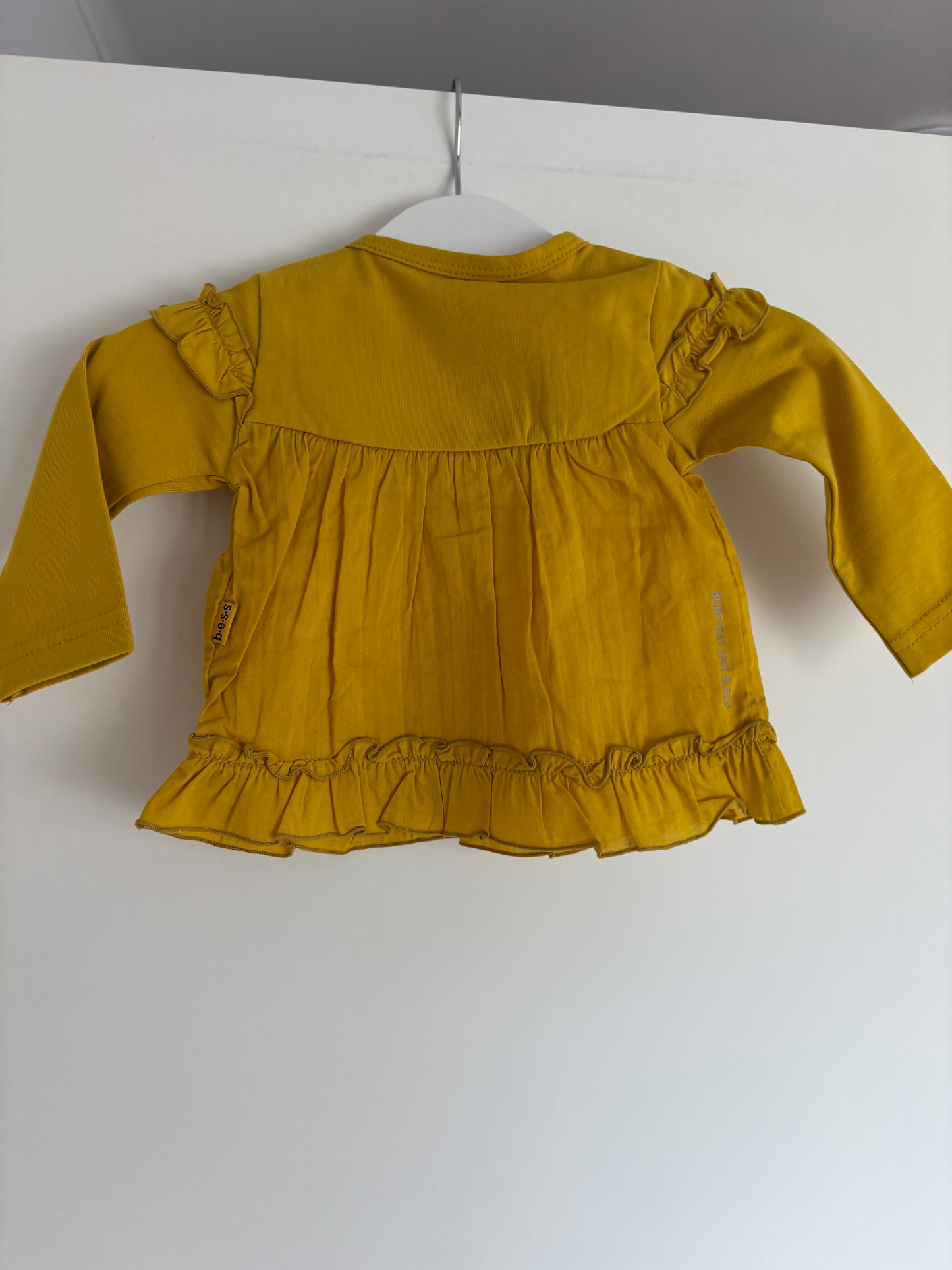 Mosterdgele blouse