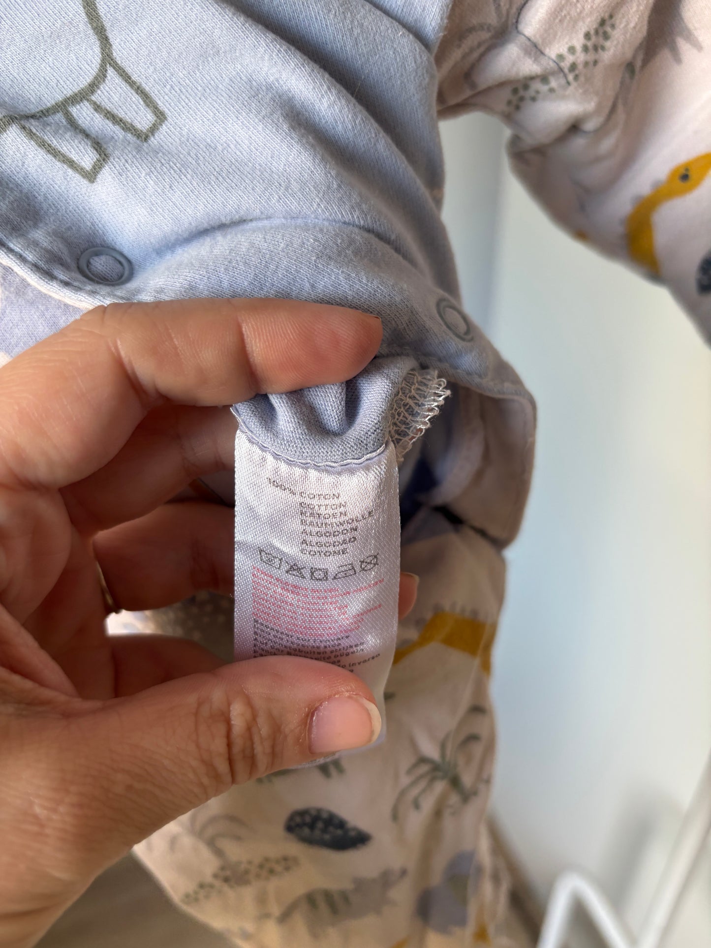 Eendelige pyjama met diertjes