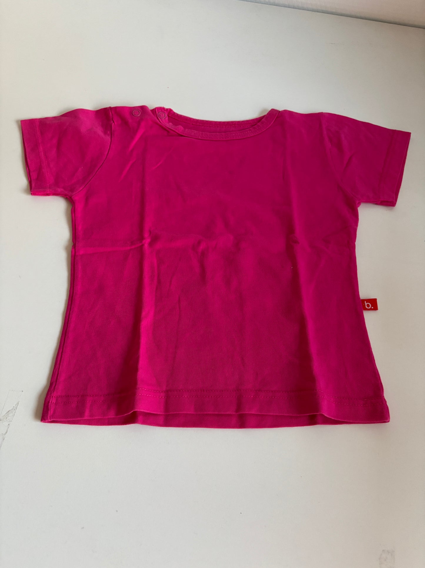 Roze basic T-shirt