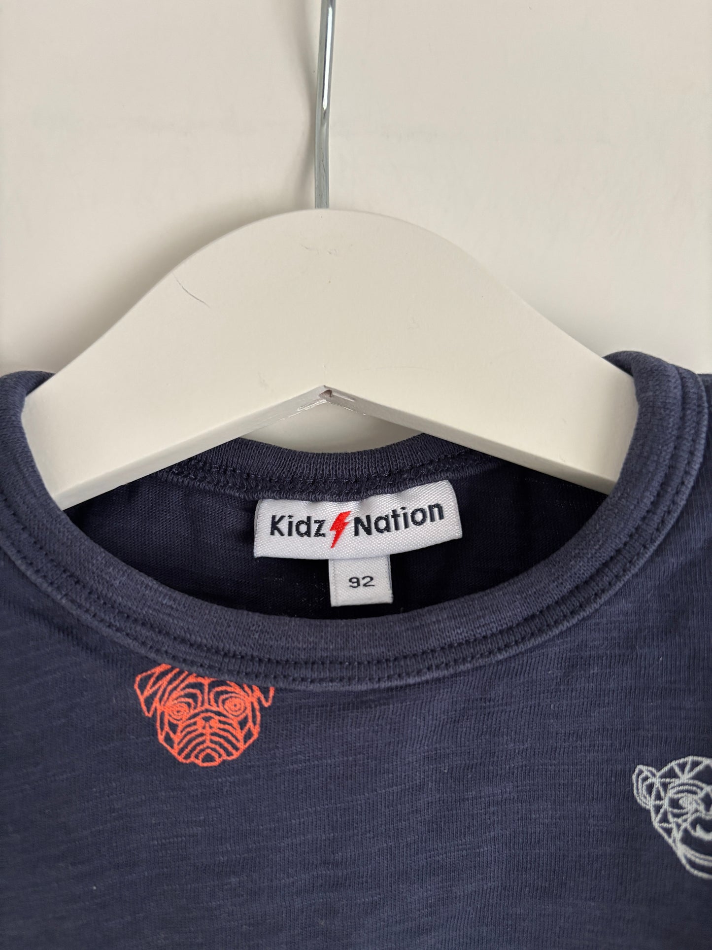 Marineblauwe T-shirt