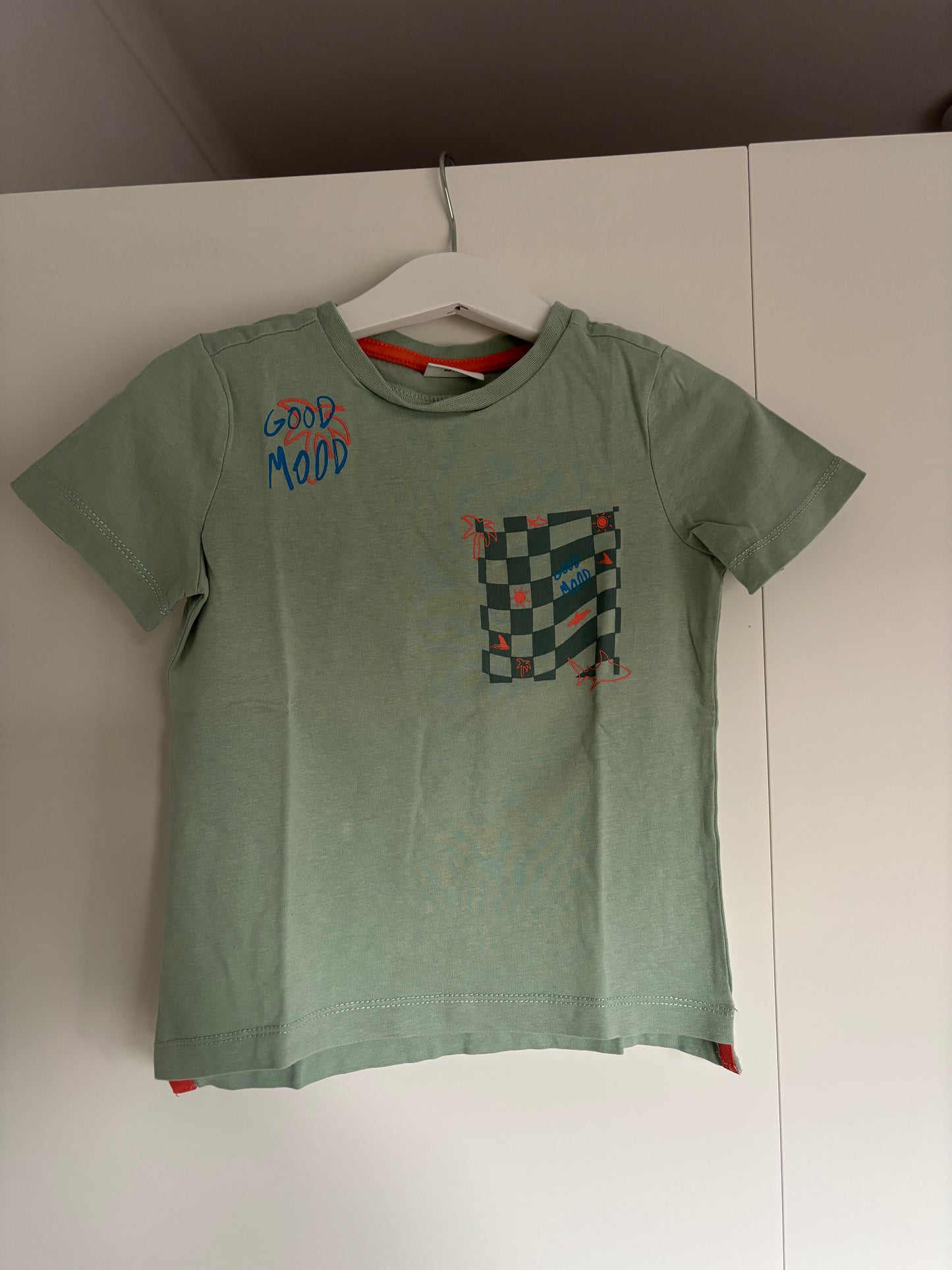Muntgroene T-shirt