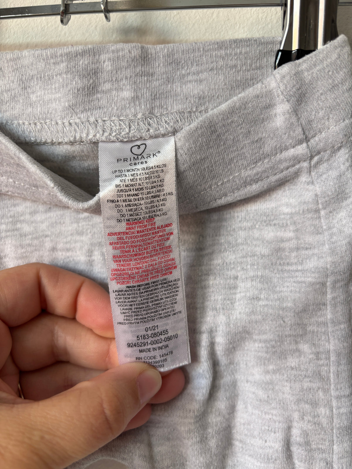 Grijs broekje | Primark | 50