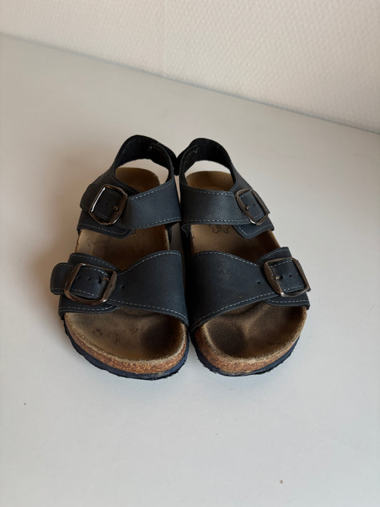 Marineblauwe sandalen