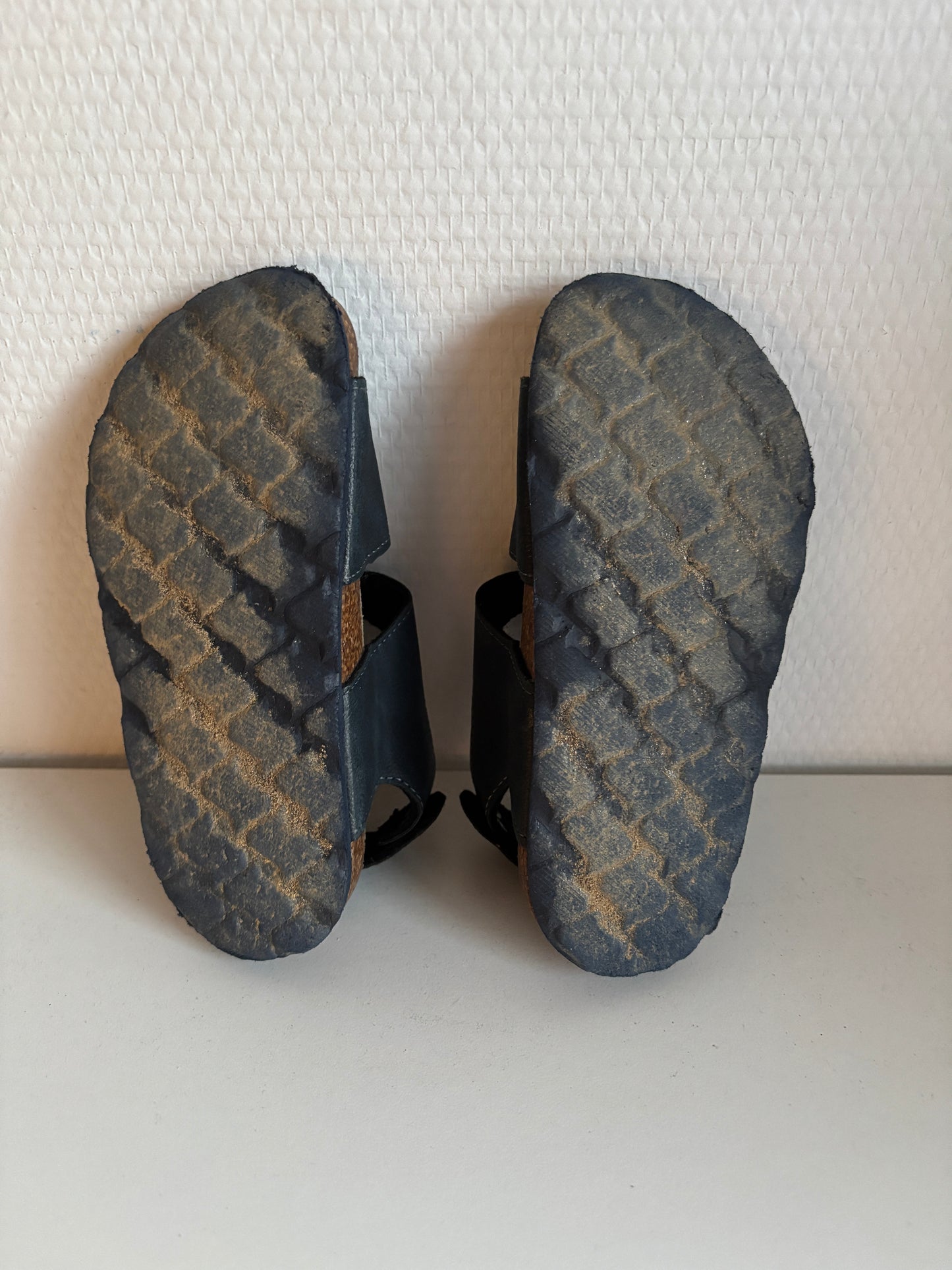 Marineblauwe sandalen