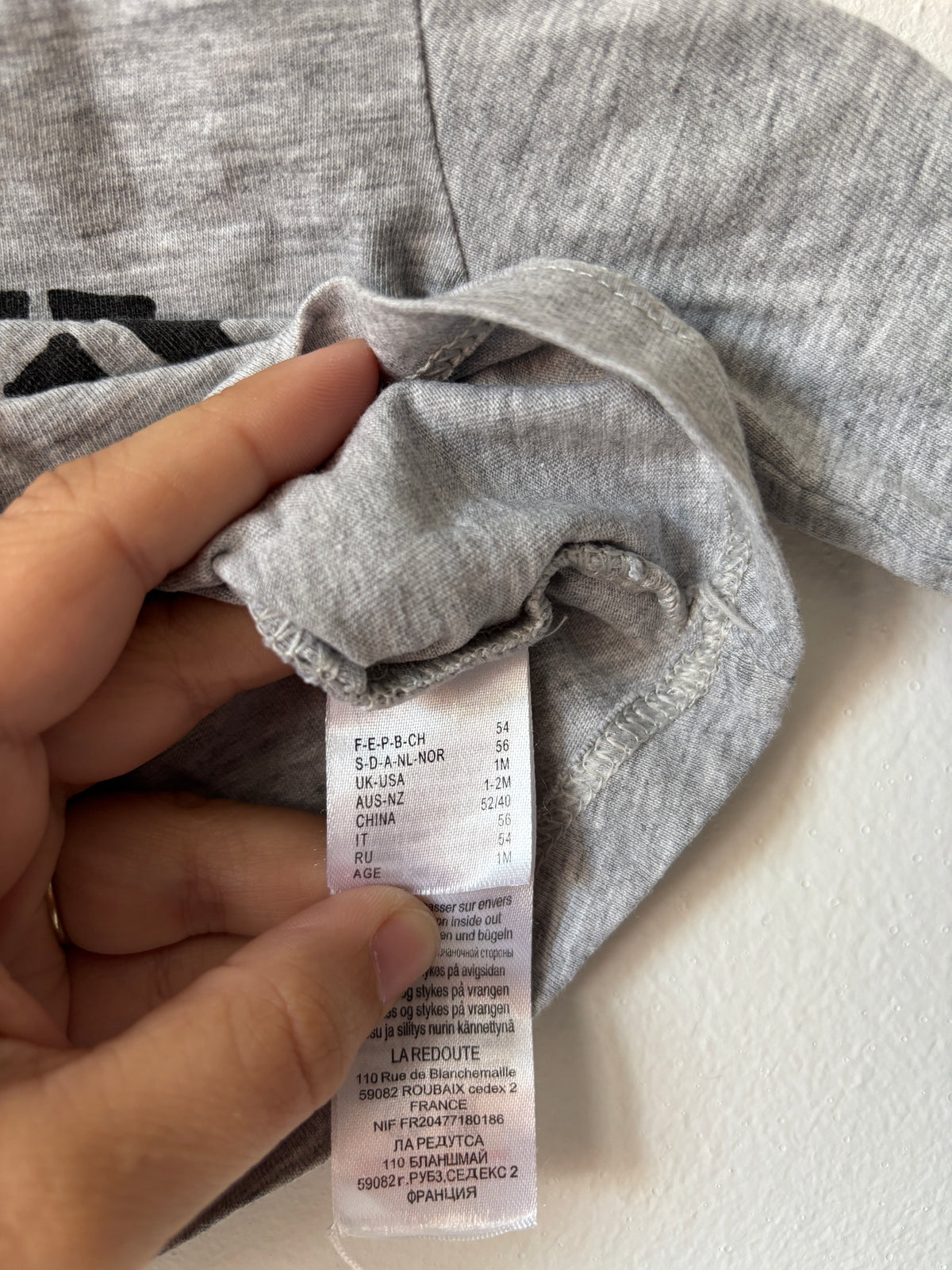 Grijze longsleeve | La Redoute | 56