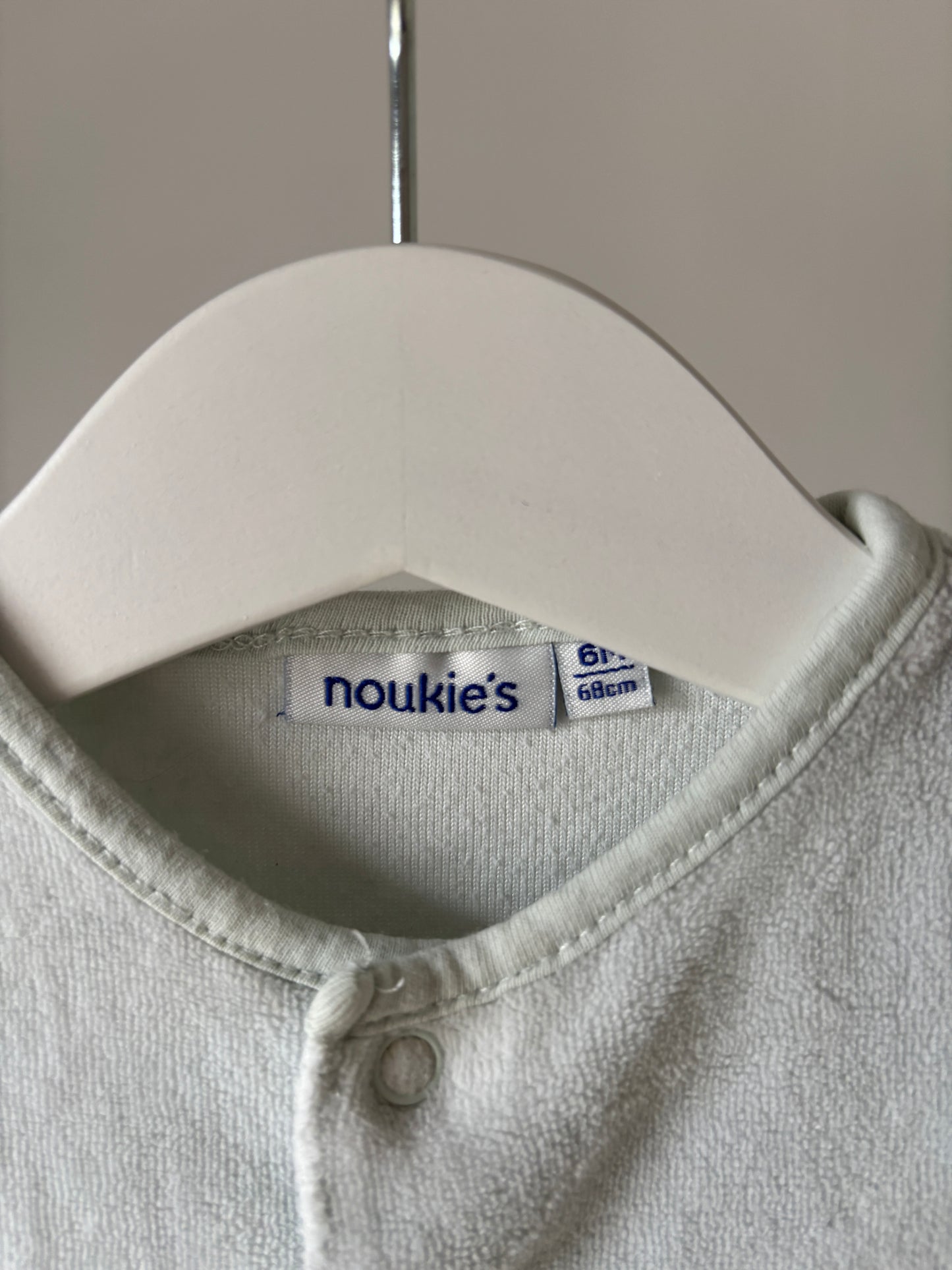 Lichtblauwe eendelige winterpyjama