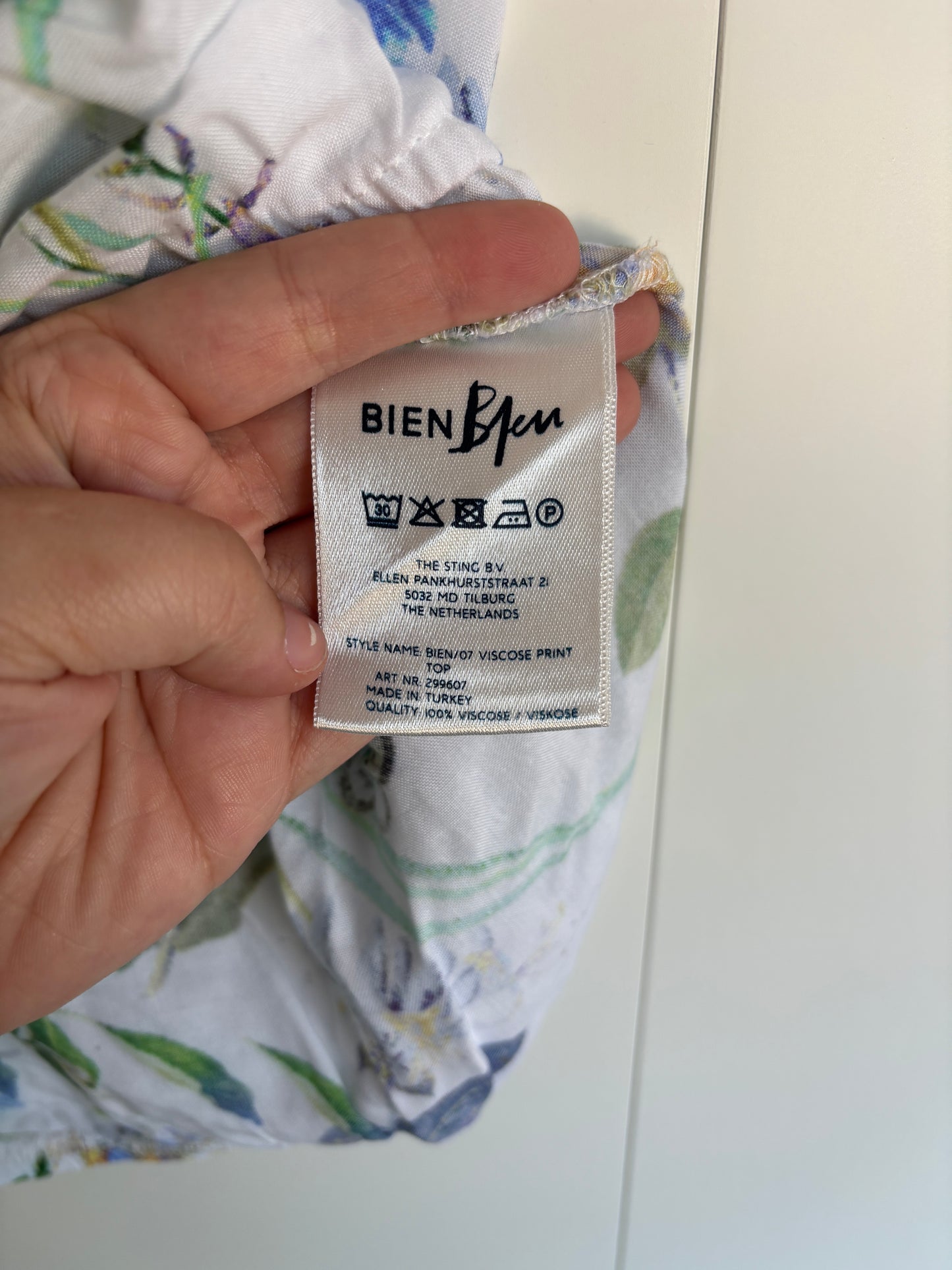 Blouse zonder mouwen