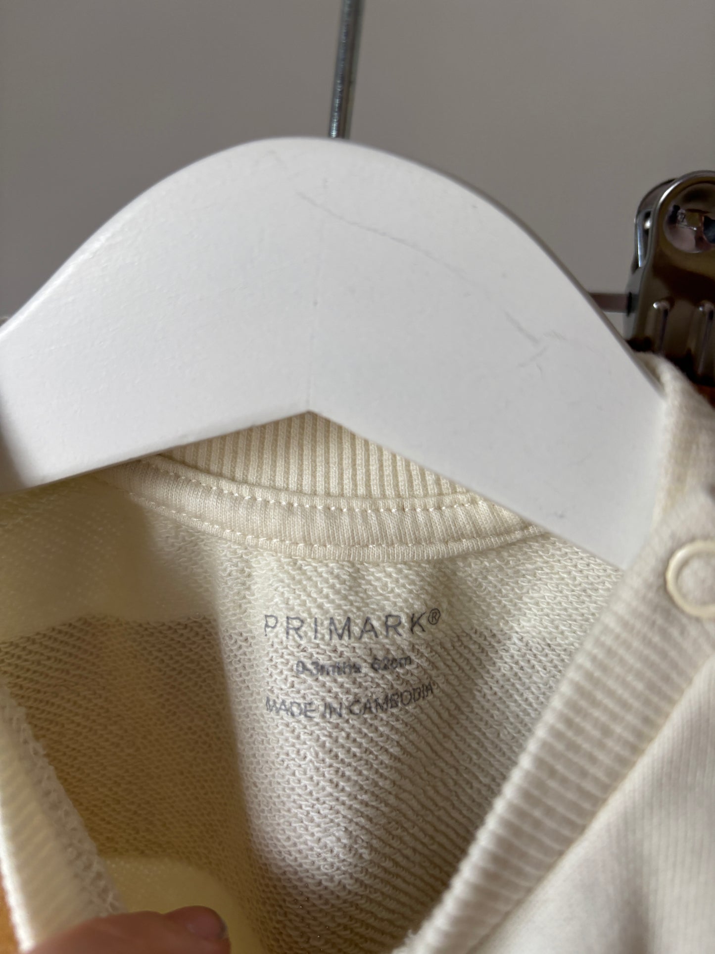 Setje: gestreept sweatertje en bruin broekje