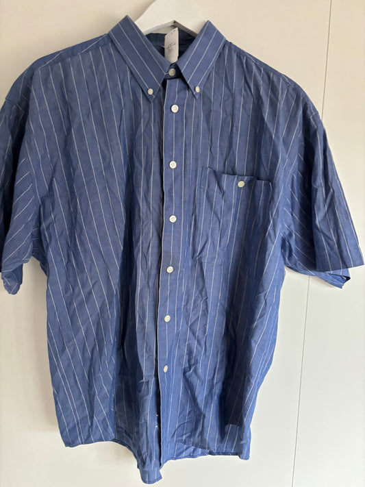 Gestreept hemd met korte mouwen