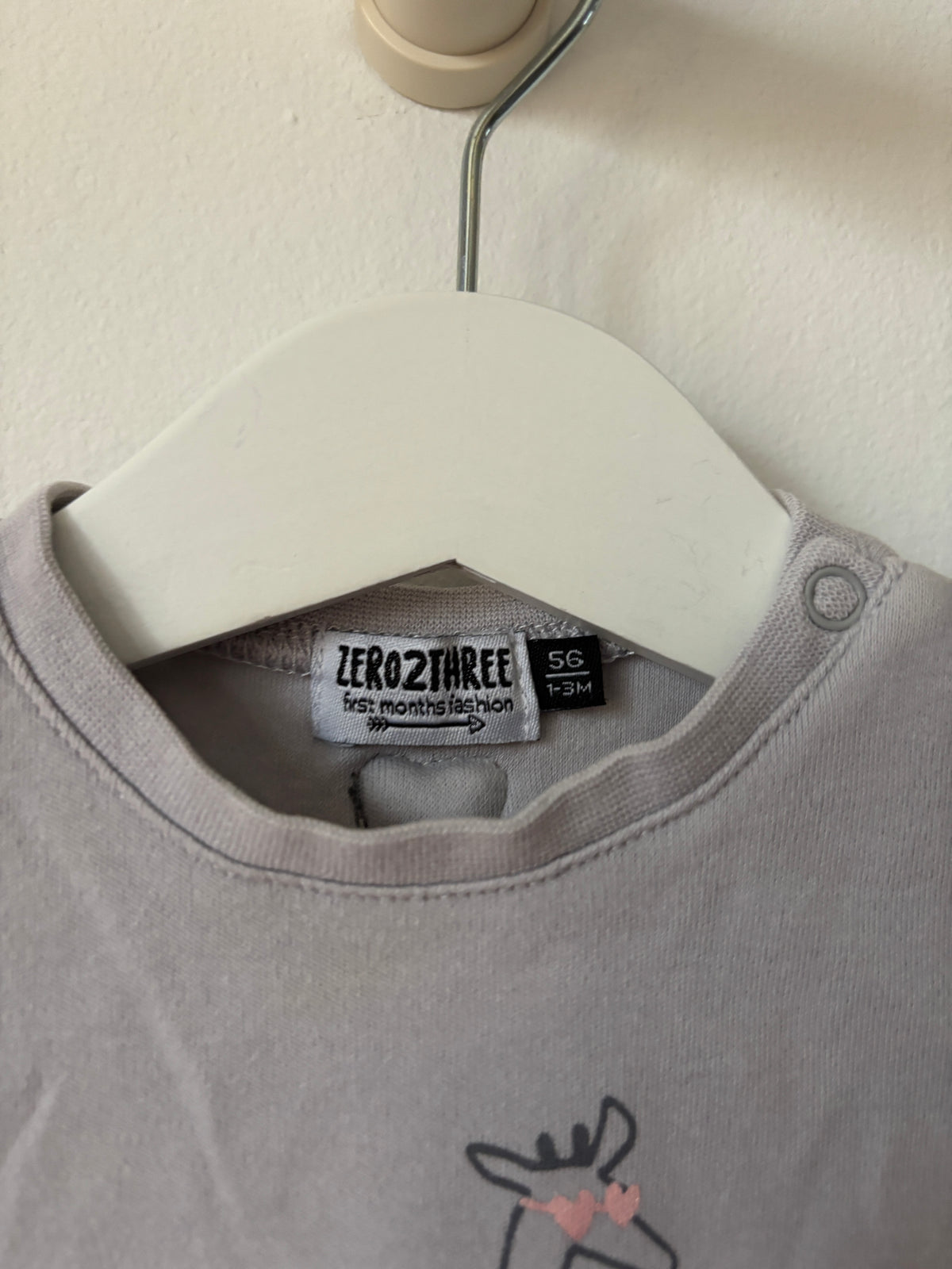 Grijze T-shirt | Zero2Three | 56
