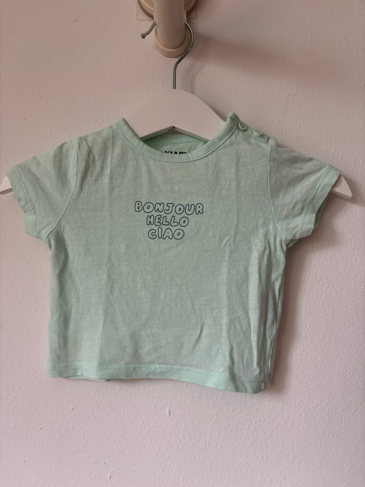 Muntgroene T-shirt | Kiabi | 56
