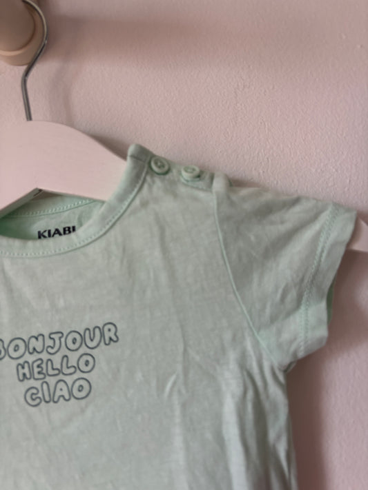 Muntgroene T-shirt | Kiabi | 56