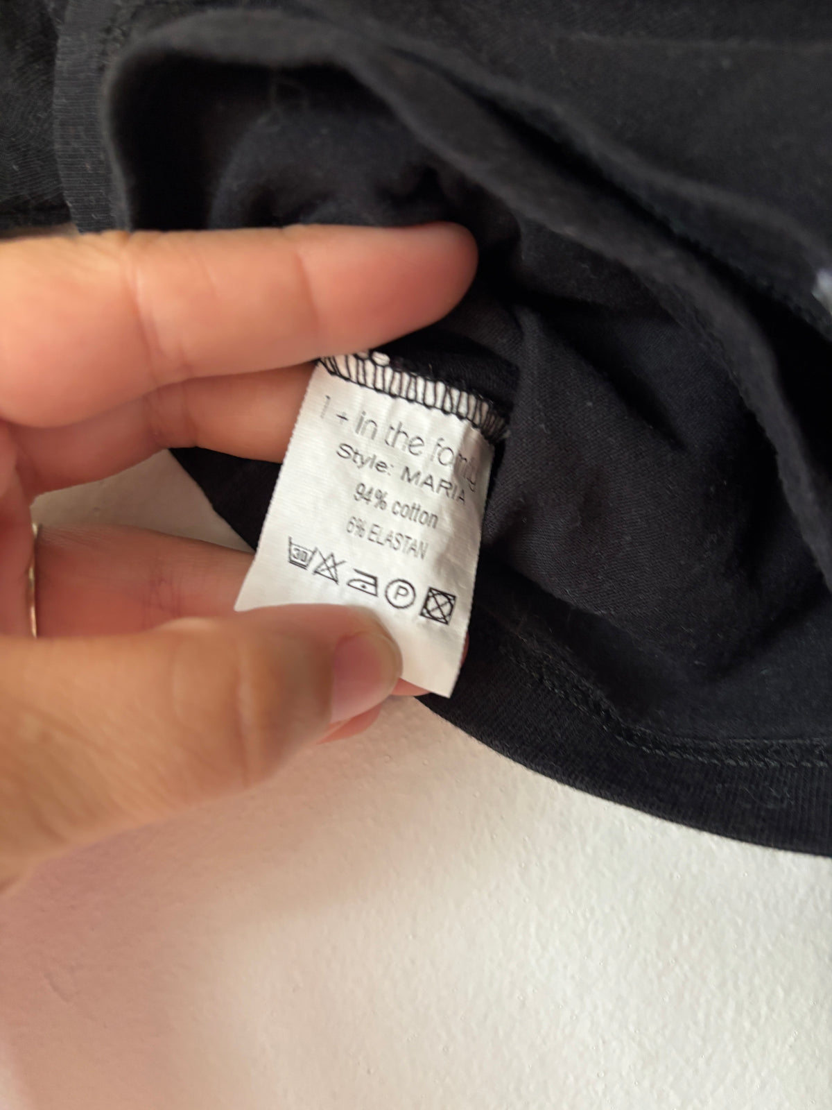 Zwarte longsleeve | 1+ in the family | 56