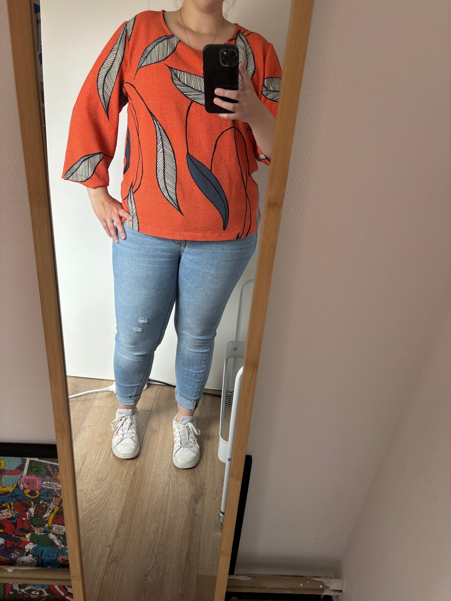 Oranje blouse