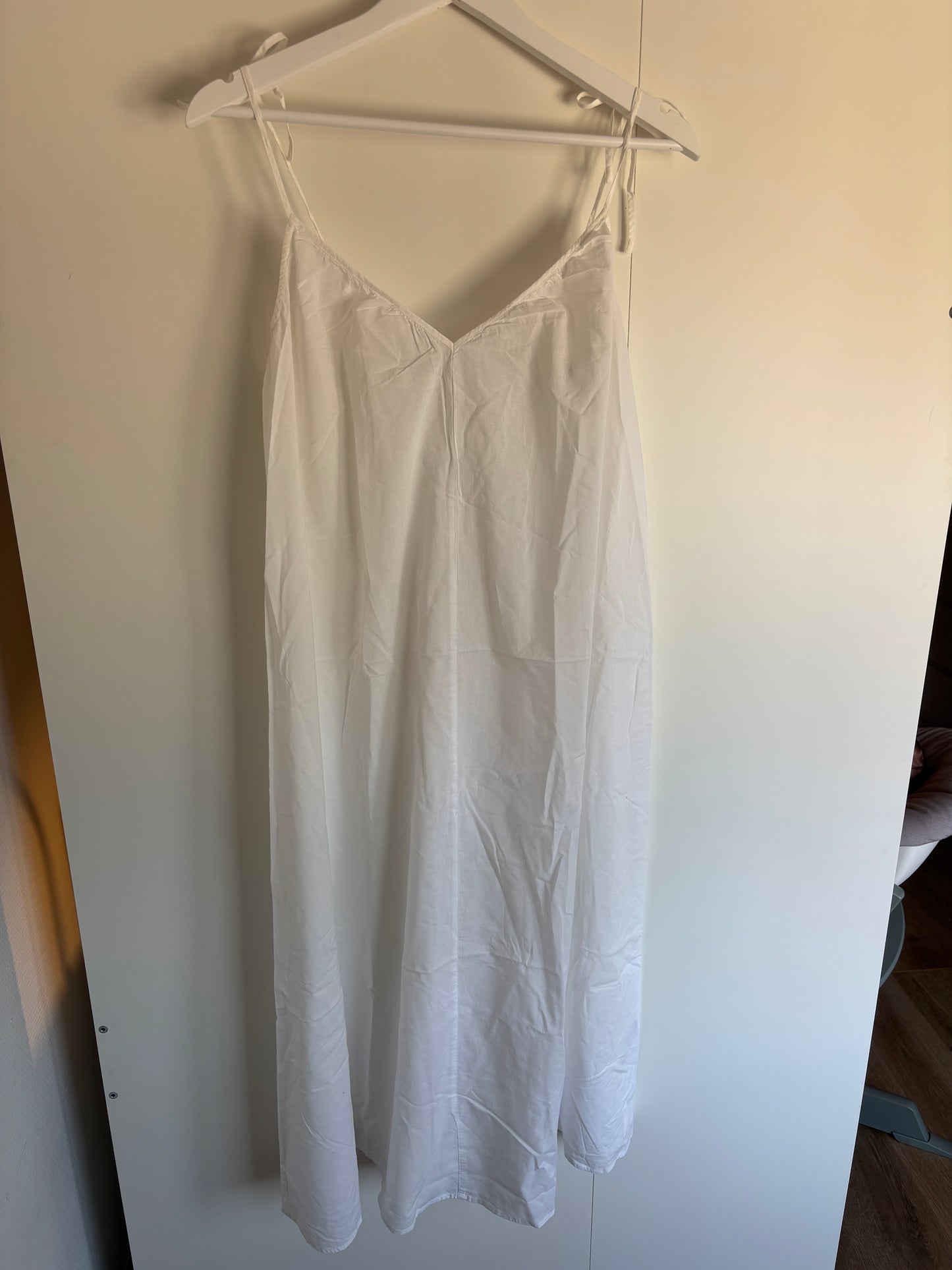 Witte halflange jurk