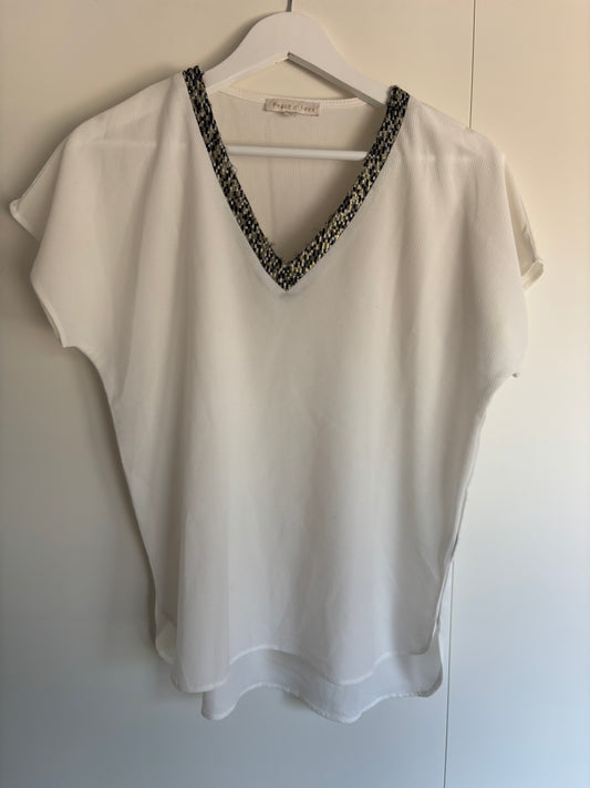 Witte blouse
