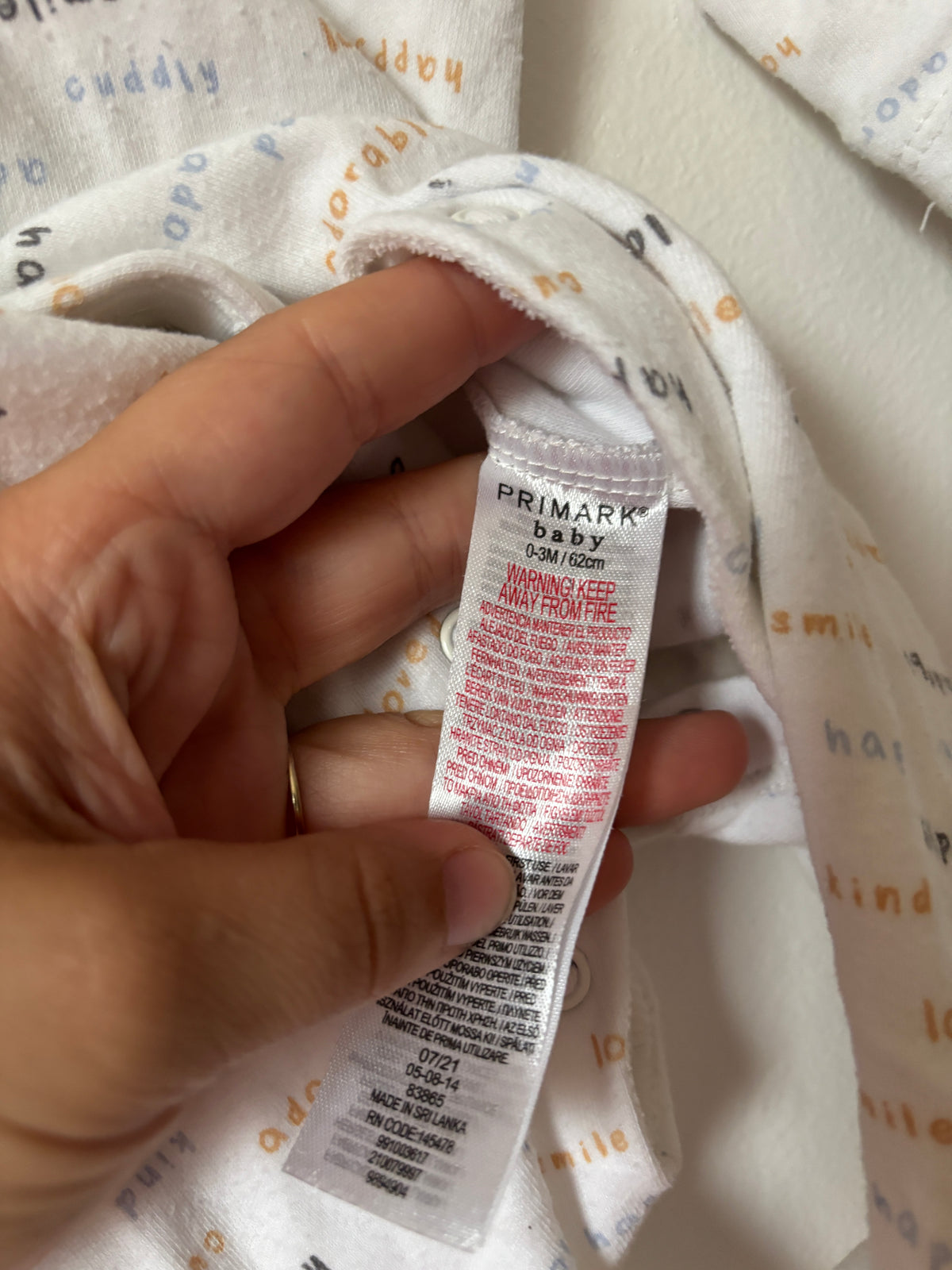 Eendelige pyjama | Primark | 56