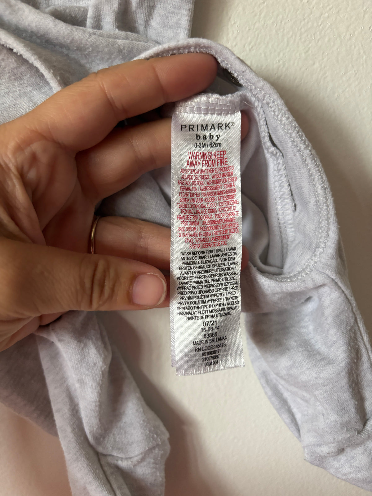 Eendelige pyjama | Primark | 56