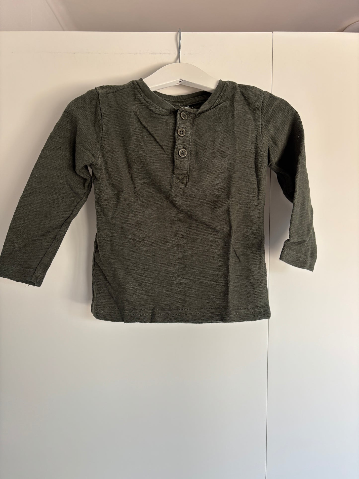 Donkergroene longsleeve