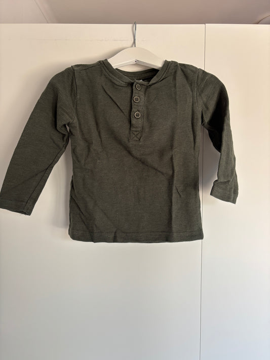 Donkergroene longsleeve