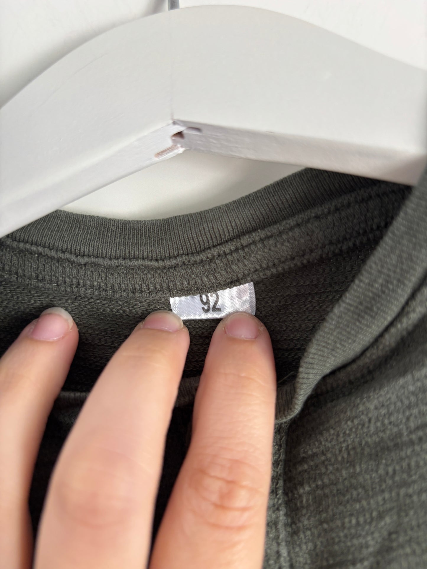 Donkergroene longsleeve