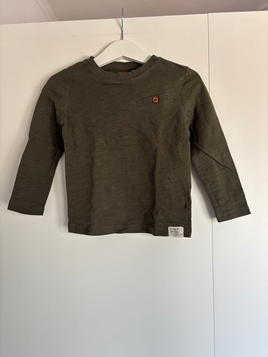 Donkergroene longsleeve