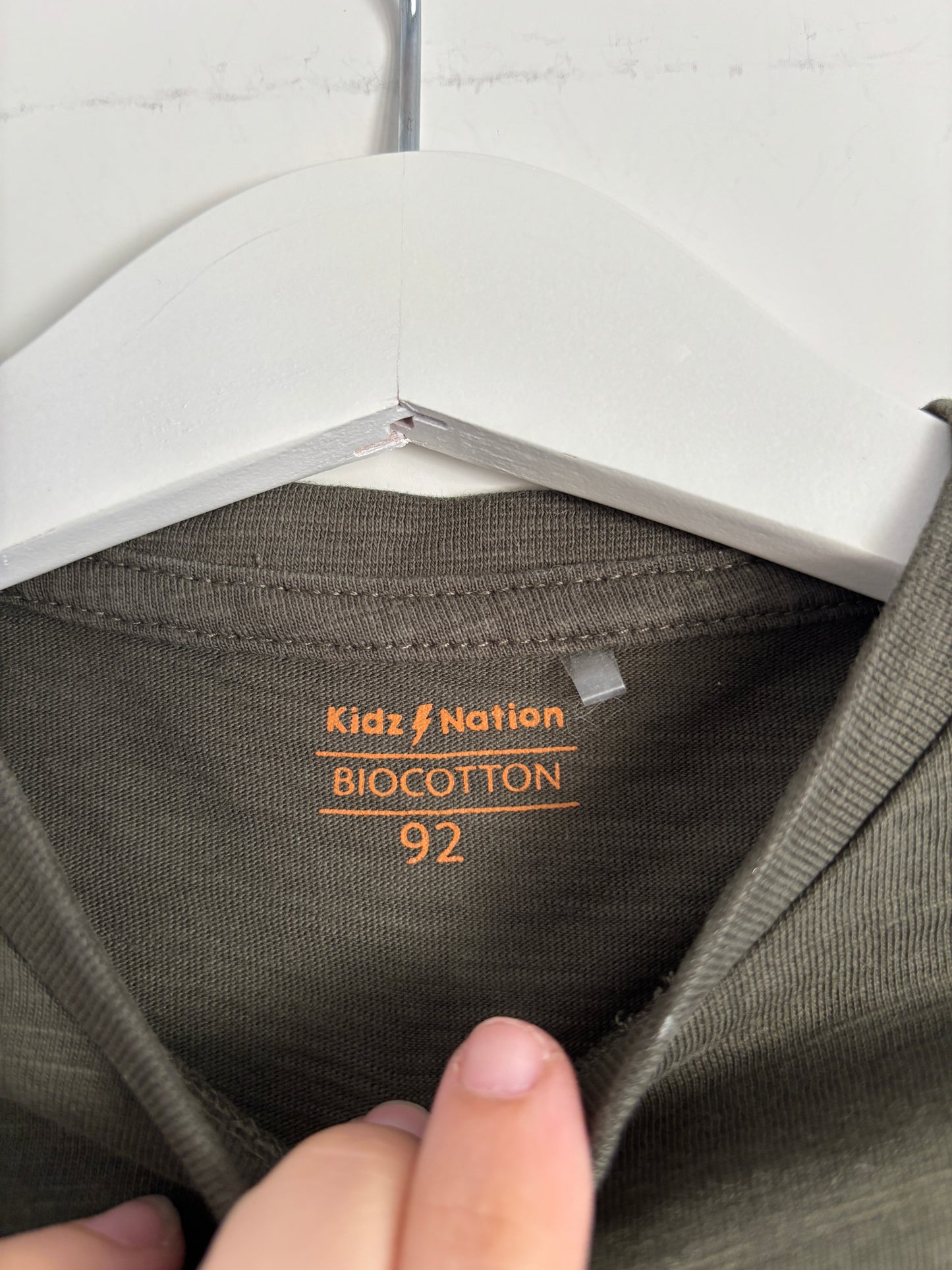 Donkergroene longsleeve