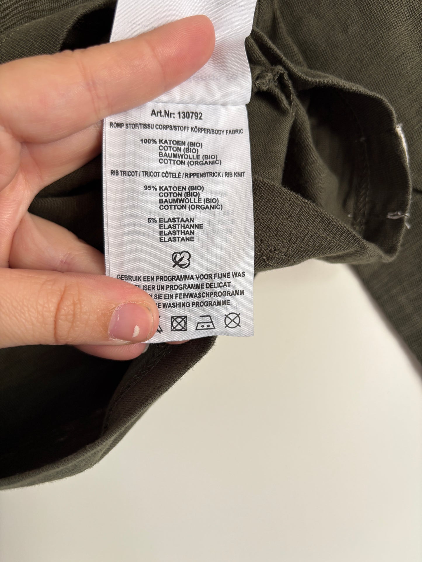 Donkergroene longsleeve