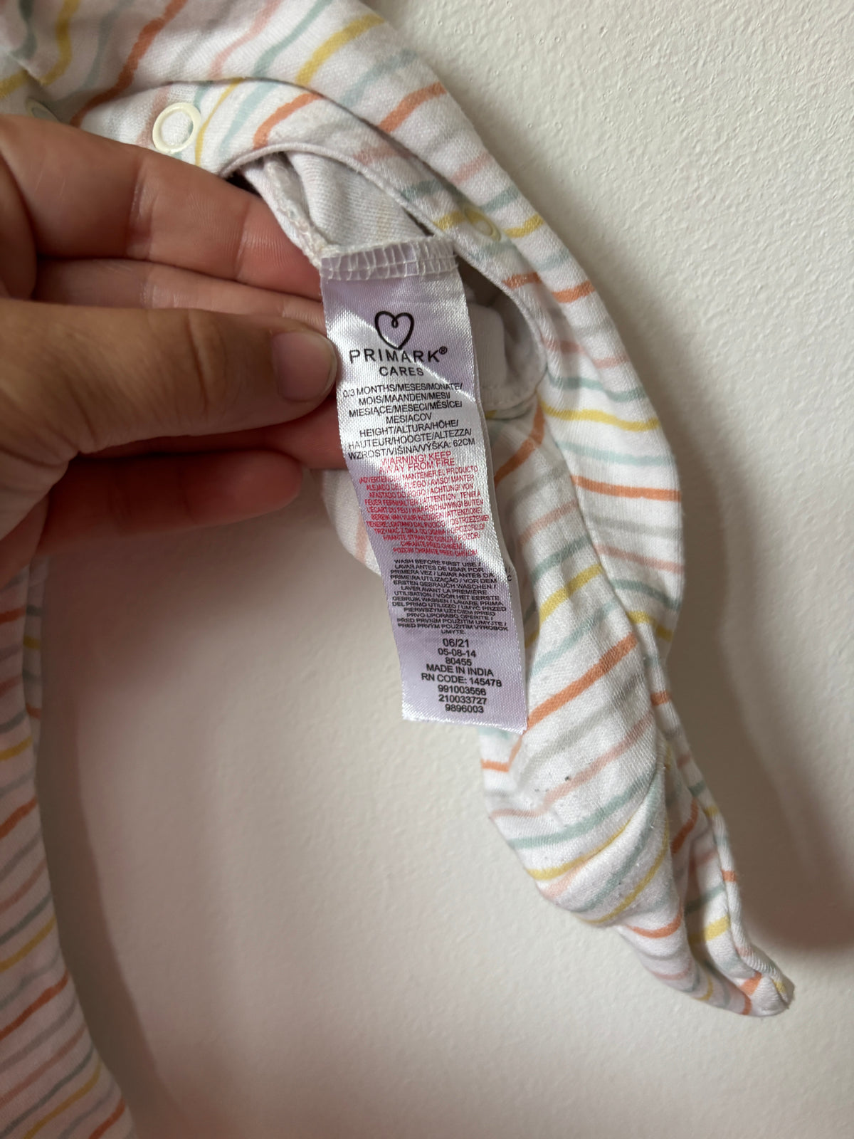 Eendelige pyjama | Primark | 56