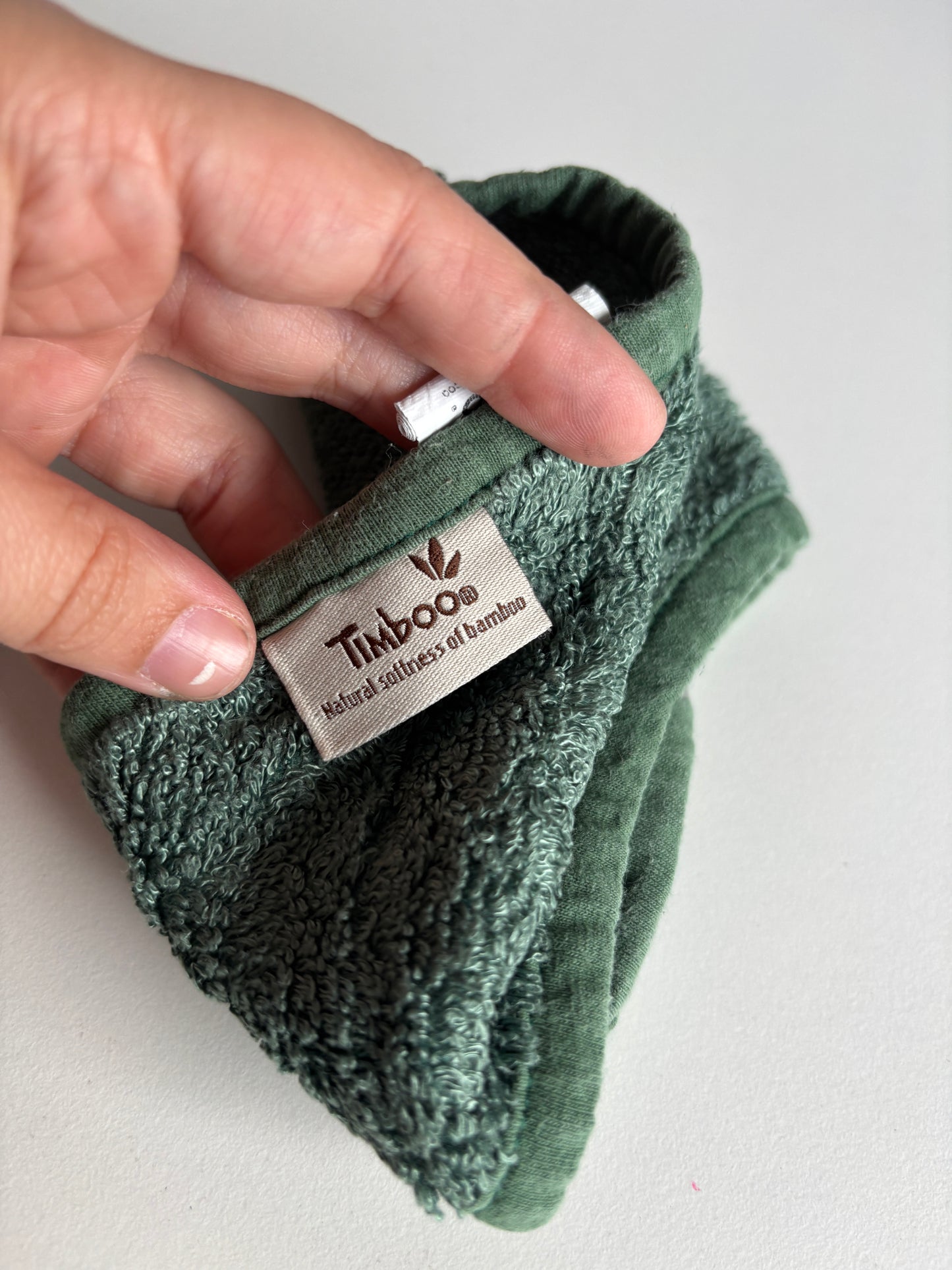 Donkergroen slabbetje