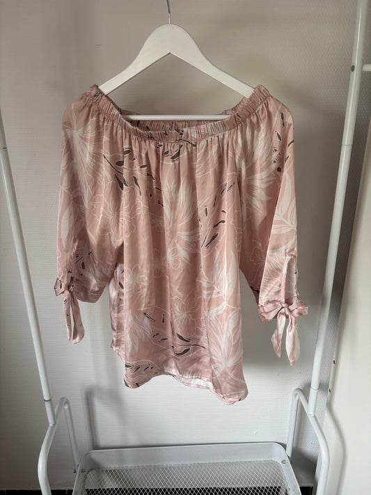 Lichtroze blouse