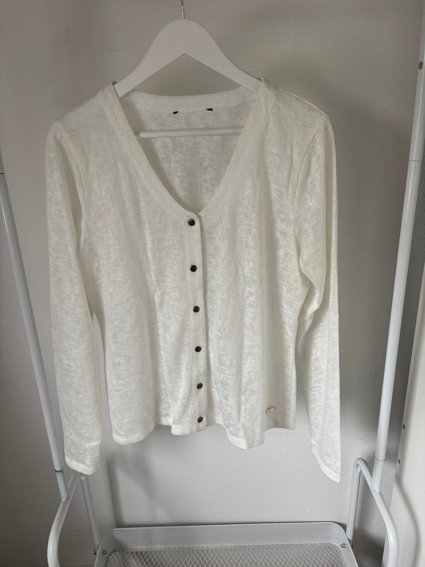 Witte cardigan
