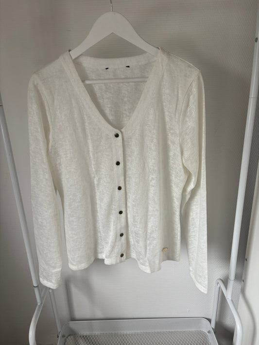 Witte cardigan