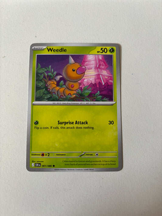 Weedle CRI 001