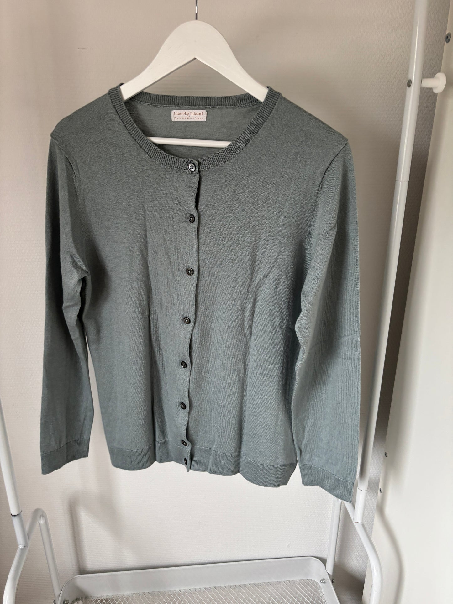 Blauwgrijze cardigan