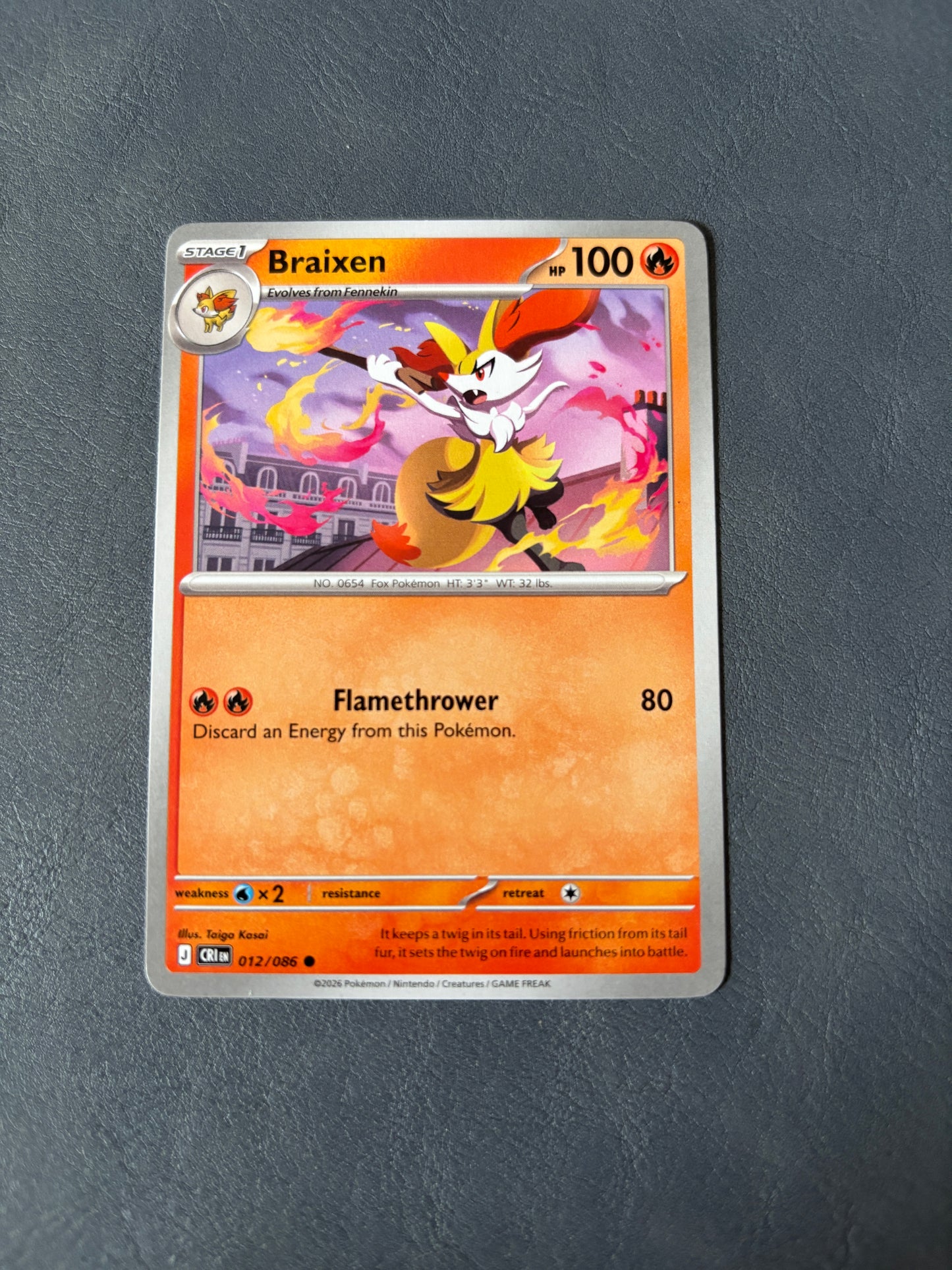 Braixen CRI 012