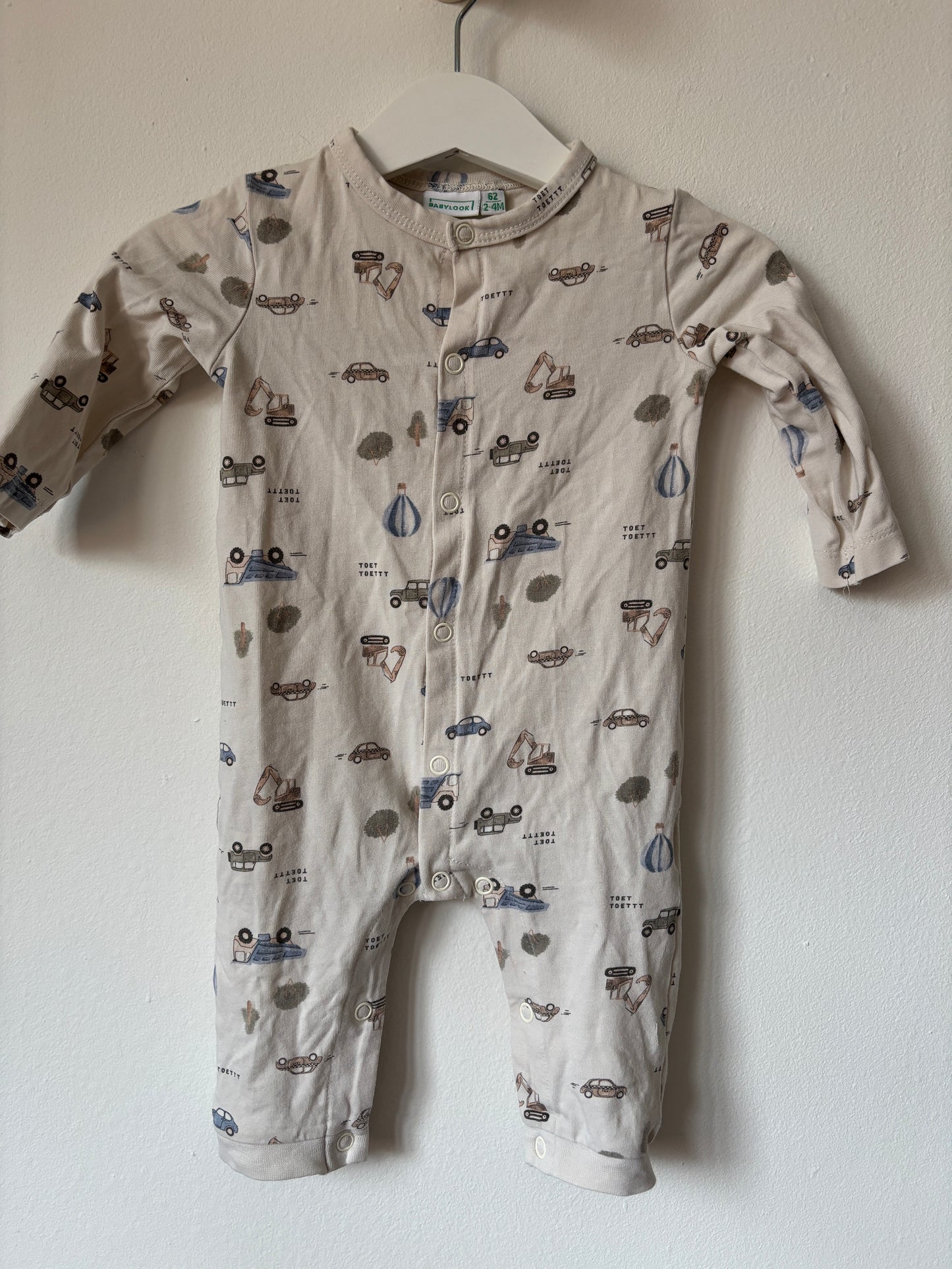 Crèmekleurig boxpakje | Babylook | 62