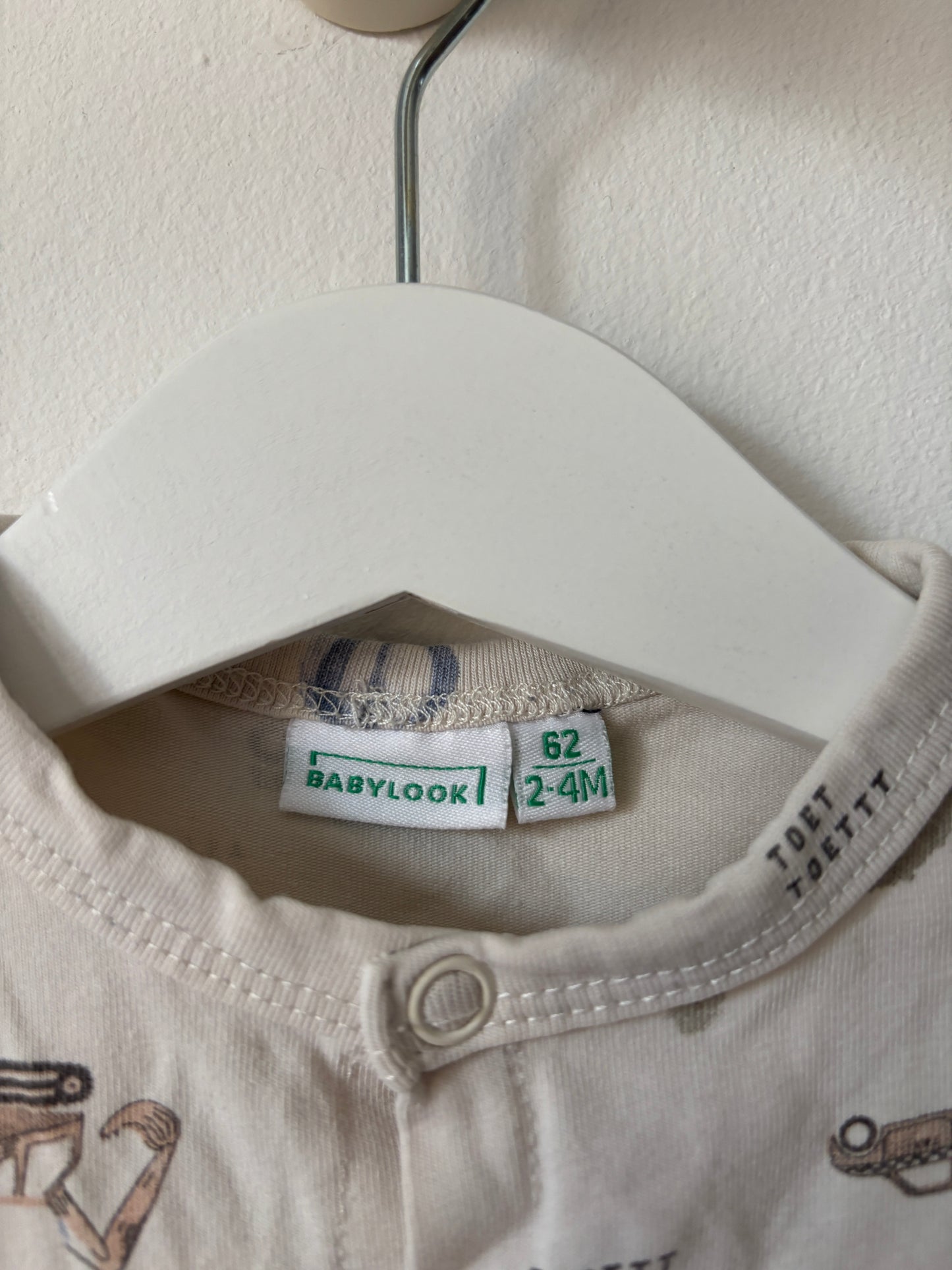 Crèmekleurig boxpakje | Babylook | 62