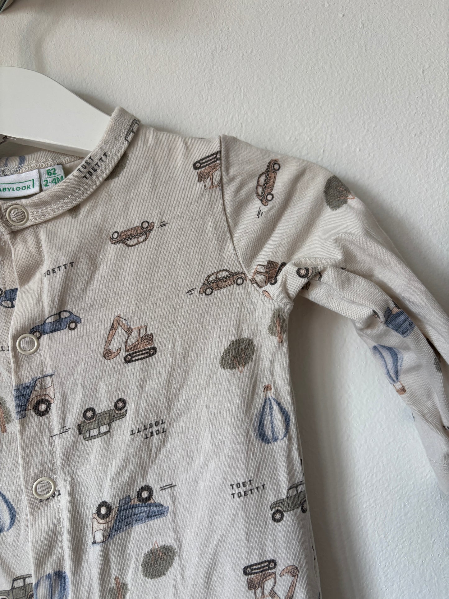 Crèmekleurig boxpakje | Babylook | 62