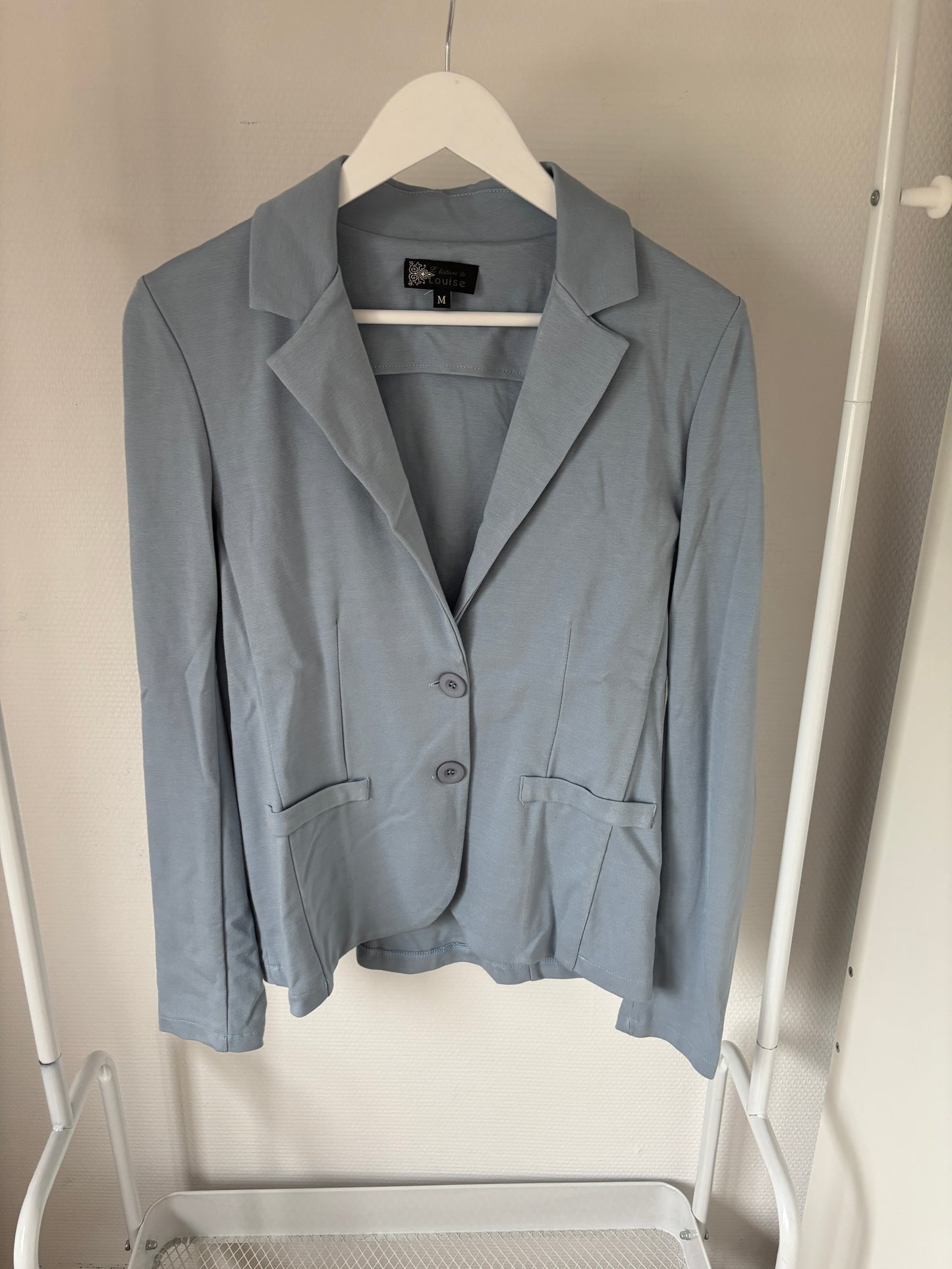 Lichtblauwe blazer