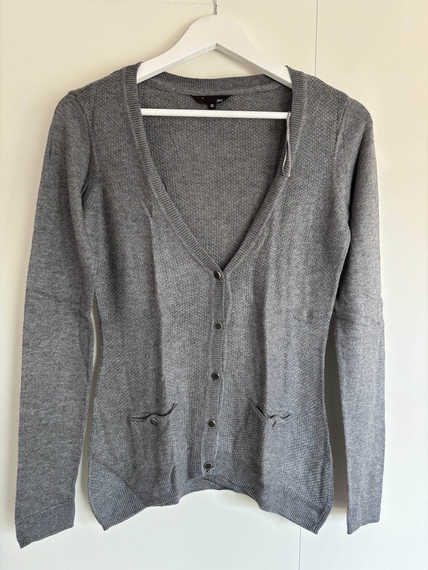 Grijze cardigan