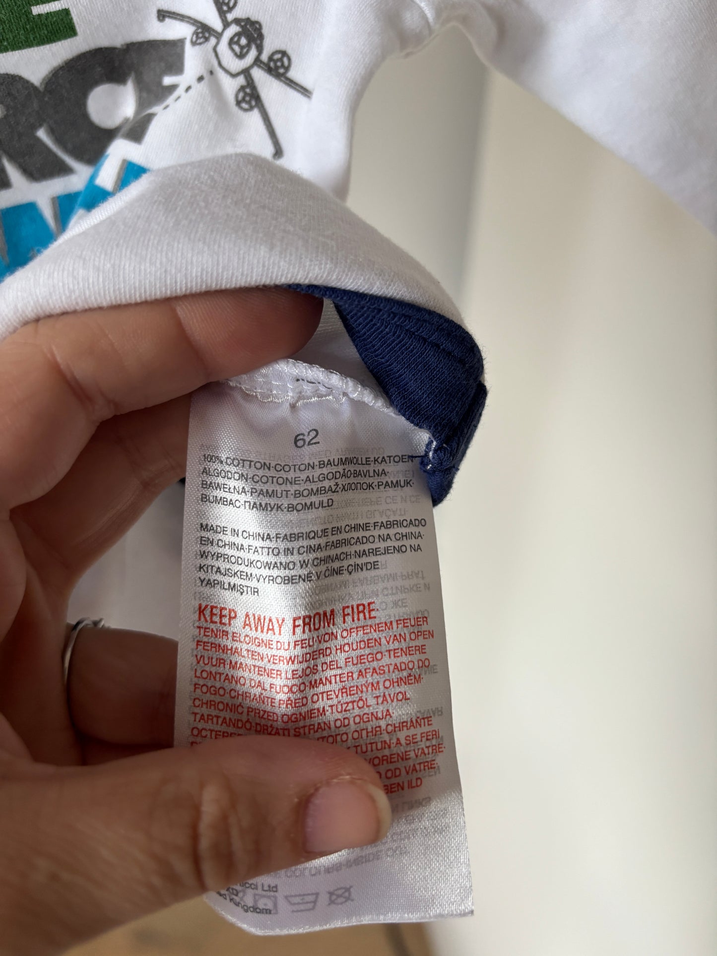 Witte romper met lange mouwen