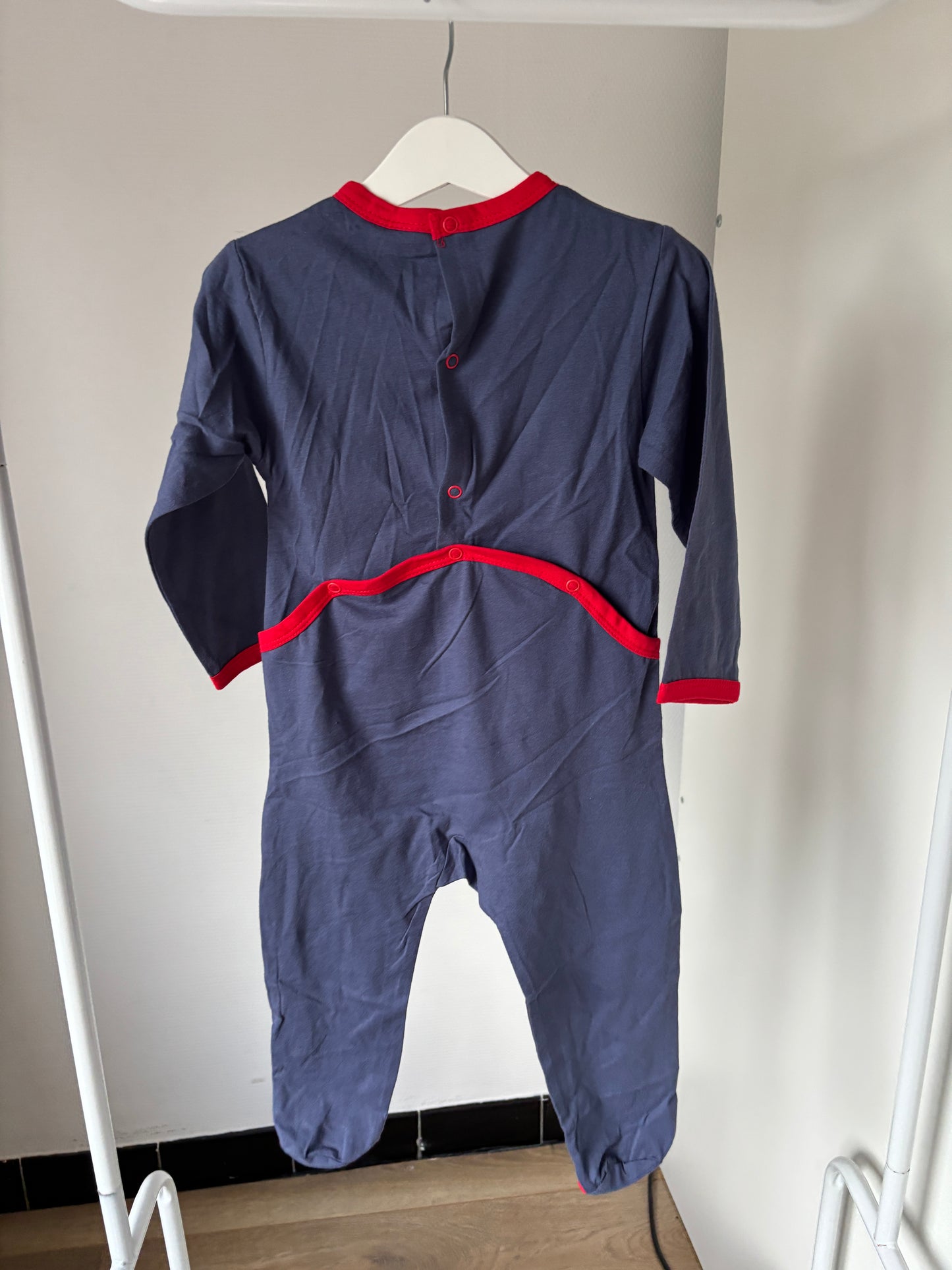 Blauwe eendelige pyjama Cars