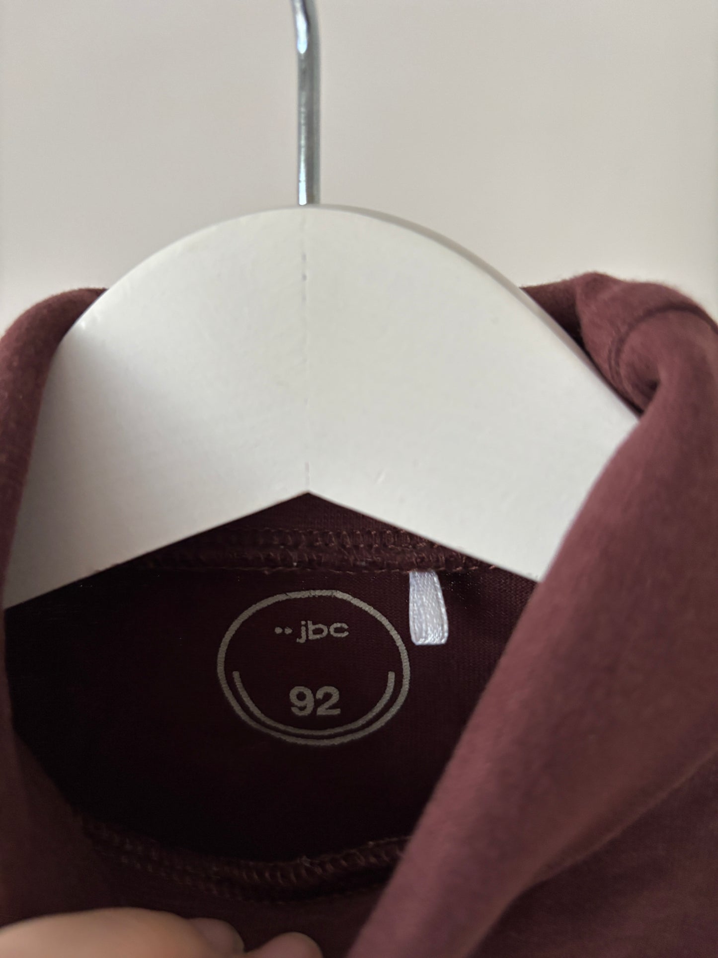 Bruine longsleeve met rolkraag